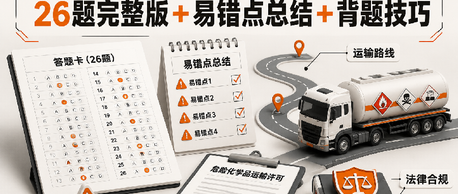 7月9号应急普法答题题库分享：26题完整版＋易错点总结＋背题技巧